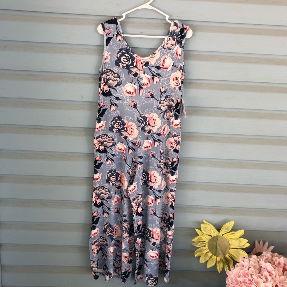 NWT floral jumpsuit